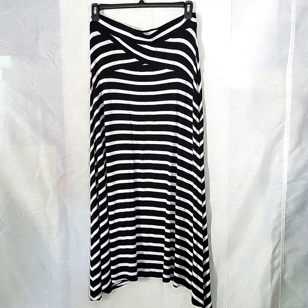 Inc. international concepts, long jersey knit, stretch waist skirt